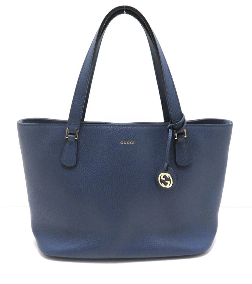 Gucci Interlocking G tote bag matching hanging logo charm Blue